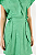 Vestido Curto Chemise Jacquard Verde Skazi - Imagem 3