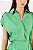 Vestido Curto Chemise Jacquard Verde Skazi - Imagem 4