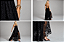 Vestido Longo De Renda Sobreposição Caos Moda - Imagem 3