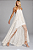 Vestido Longo De Renda Sobreposição Caos Moda - Imagem 6