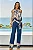Calça Jeans Wide Leg com Renda Fleche D'or - Imagem 1