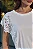T-shirt Mangas em Guipir Bordado Fleche D'or - Imagem 2