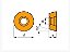 INSERTO RDMX 1003MOT: M8310 DORMER PRAMET - CAIXA COM 10 PEÇAS - Imagem 2