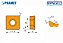 INSERTO ISO FRESAMENTO SDMT 120508SR-M: M8215 PRAMET - Imagem 6