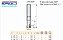 CABEÇOTE CILÍNDRICO 90º Ø16 X 150,0MM 2 CORTES - HASTE 15 PARA INSERTO ADMX 11 - Imagem 3