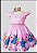 Vestido de Festa de Aniversario Galinha Pintadinha Rosa - Imagem 1