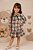 Vestido Xadrez Infantil Blogueirinha - Imagem 1