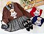 Conjunto Colegial Xadrez Ursinho nfantil - Imagem 1