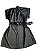 Robe de cetim feminino preto - Imagem 1