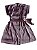 Robe de cetim feminino lilás - Imagem 1