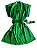 Robe de cetim feminino verde - Imagem 1