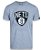 Camiseta New Era Nba Basic Logo Brooklyn Nets Nbi21tsh057 Cinza - Imagem 1