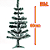 Árvore Pinheiro De Natal 50 Galhos Verde Com Neve 60cm A0030 - Imagem 2