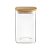 Porta Mantimento Vidro Borossilicato Quadrado 1200ml - Imagem 1