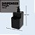 Conjunto Kit Pia Single 2 Peças Lixeira e Dispenser - Imagem 4