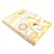 Caderno Brochura Com Folhas Ilustradas e Fecho Magnético Soft Touch Baking Party Animais Amarelo - Imagem 8