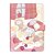 Caderno Brochura Com Folhas Ilustradas e Fecho Magnético Soft Touch Baking Party Animais Rosa - Imagem 1