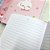 Caderno Brochura Pautado Coelhinho Rabiscando Flores de Sakura Rosa - Imagem 3