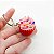Chaveiro de Comidinhas - Cupcake Rosa Confete Colorido - Imagem 2