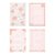 Kit Com 4 Papéis de Carta + 2 Envelopes + Acessórios Rosa Primavera - Imagem 2