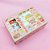 Kit de 4 Cartelas de Adesivos + 4 Washi Tapes Meninas Rosa - Imagem 2