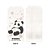 Kit Com 5 Papéis de Carta + 3 Envelopes Panda Rosa - Imagem 2
