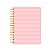 Caderno Pautado Listras Blush Smart A5 - Imagem 1