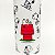 Garrafa Plástica Squeeze 750ML Snoopy Preto e Branco - Imagem 3