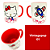 Caneca de Porcelana 300ml Hello Kitty - Imagem 5
