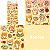 Adesivo Decorativo Brilhante  Alto-relevo Lovely Foxy & Bear - Imagem 3