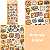 Adesivo Decorativo Brilhante  Alto-relevo Lovely & Cute - Imagem 3