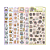 Adesivo Decorativo Brilhante Alto-relevo PVC Family Animals - Imagem 1