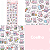 Adesivo Decorativo Brilhante Alto-relevo Family Animals - Imagem 5