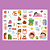 Kit 6 Cartelas de Adesivo Decorativo Plástico Menininha - Imagem 1