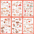 Kit 6 Cartelas de Adesivo Decorativo Plástico Bunny - Imagem 2