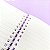 Caderno Com Espiral Flexível Pautado B5 Capa Dura Transparente - Imagem 2
