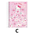 Caderno Universitário Espiral Capa Dura 01 Matéria Hello Kitty - Imagem 6