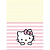 Caderno Colegial Espiral Capa Dura 01 Matéria Hello Kitty - Imagem 2
