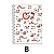 Caderno Colegial Espiral Capa Dura 01 Matéria Hello Kitty - Imagem 4