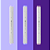 Marcador Ponta Dupla CiS Graf Duo Tons de Roxo - Imagem 1