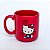 Mini Caneca de Cerâmica 100ml Vermelha Hello Kitty - Imagem 3
