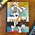 Caderno Brochura Colegial com Folhas Ilustradas Listras Snoopy - Imagem 1