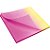 Bloco Auto Adesivo Transparente Colorido Gradiente Glitter 50 Folhas - Imagem 2