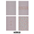 Kit Com 4 Papéis de Carta + 2 Envelopes + Acessórios Roxo Flores - Imagem 3