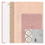Kit Com 4 Papéis de Carta + 2 Envelopes + Acessórios Pêssego Rosa - Imagem 1