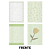 Kit Com 4 Papéis de Carta + 2 Envelopes + Acessórios Verde Tulipa - Imagem 2