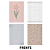 Kit Com 4 Papéis de Carta + 2 Envelopes + Acessórios Rosa e Azul - Imagem 2