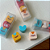Mini Borracha Cubinhos Pote Com 3 Unidades Fantasia CIS - Imagem 1