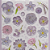 Adesivo Decorativo Alto-relevo Flores Literary Stickers - Imagem 2