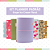 Kit Planner Padrão Grape Ice Cream Floral - Imagem 1